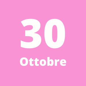 30/10 ore 21.00