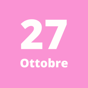 27/10 ore 10.00